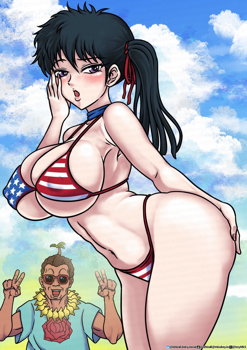 kunou kodachi and principal kunou (ranma 1/2) drawn by okeke192837