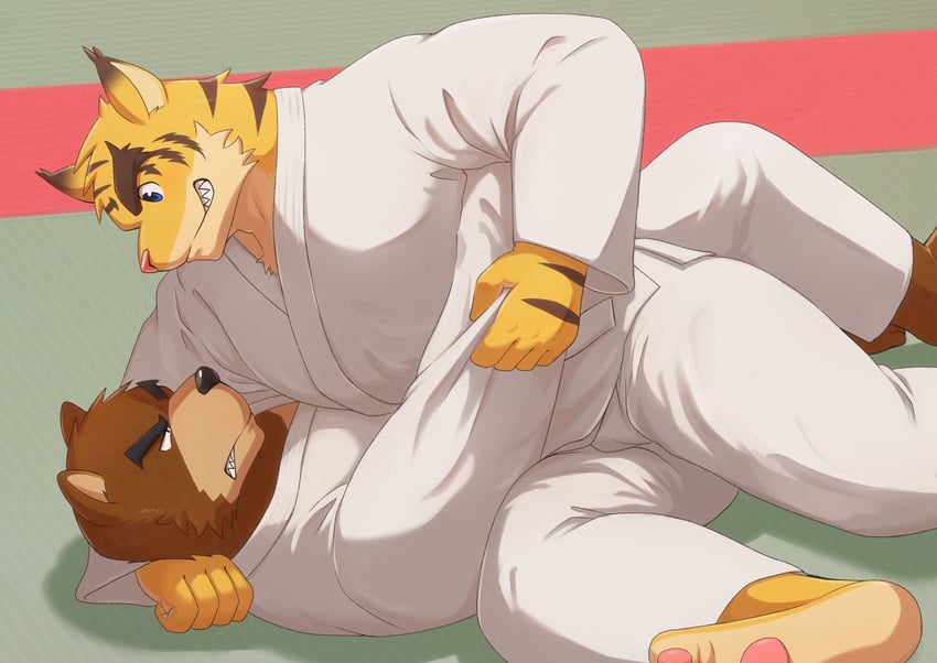 torahiko oshima and juuichi mikazuki (morenatsu) drawn by ry_o_(zyuzinka)