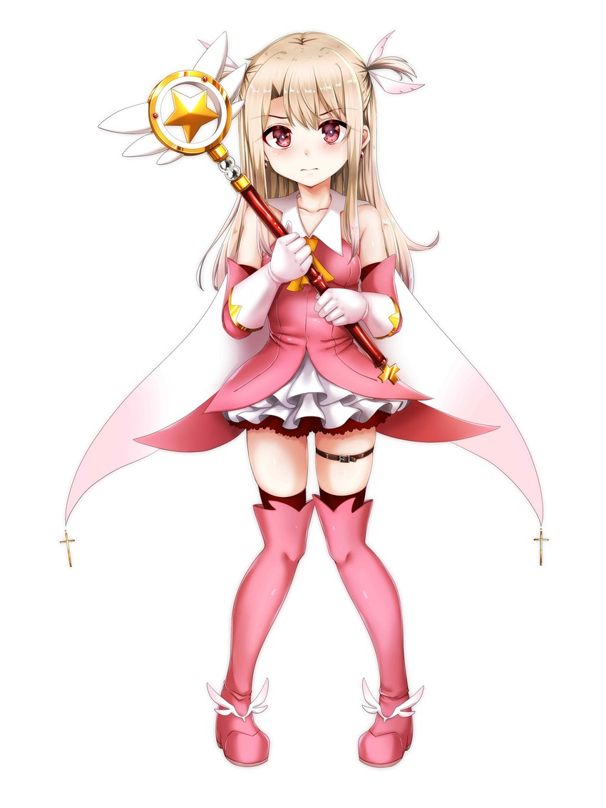 illyasviel von einzbern, prisma illya, and magical ruby (fate and 1 more) drawn by touchuu_kasou