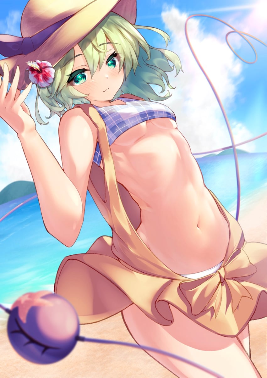 komeiji koishi (touhou and 1 more) drawn by saniraku