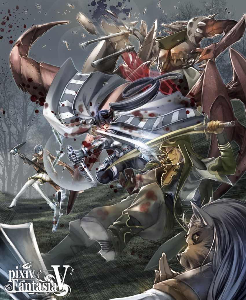 pixiv fantasia and 1 more drawn by takayama_dan