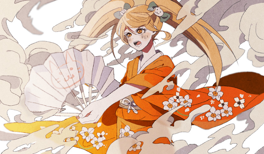 saionji hiyoko (danganronpa and 1 more) drawn by zk