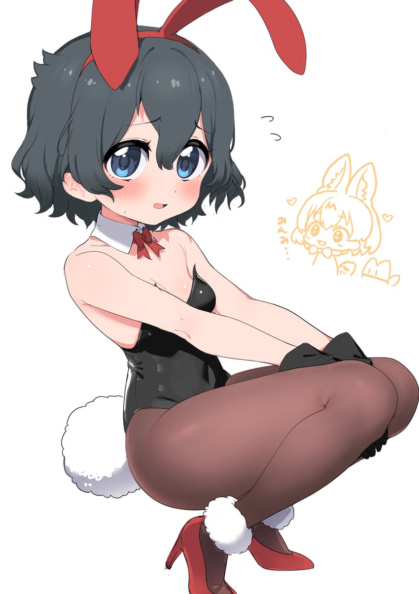 serval, kaban, and lucky beast (kemono friends) drawn by ransusan