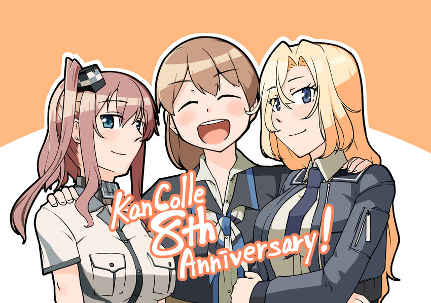 saratoga, hornet, intrepid, and saratoga mk ii (kantai collection) drawn by tanbe_(nabeya)
