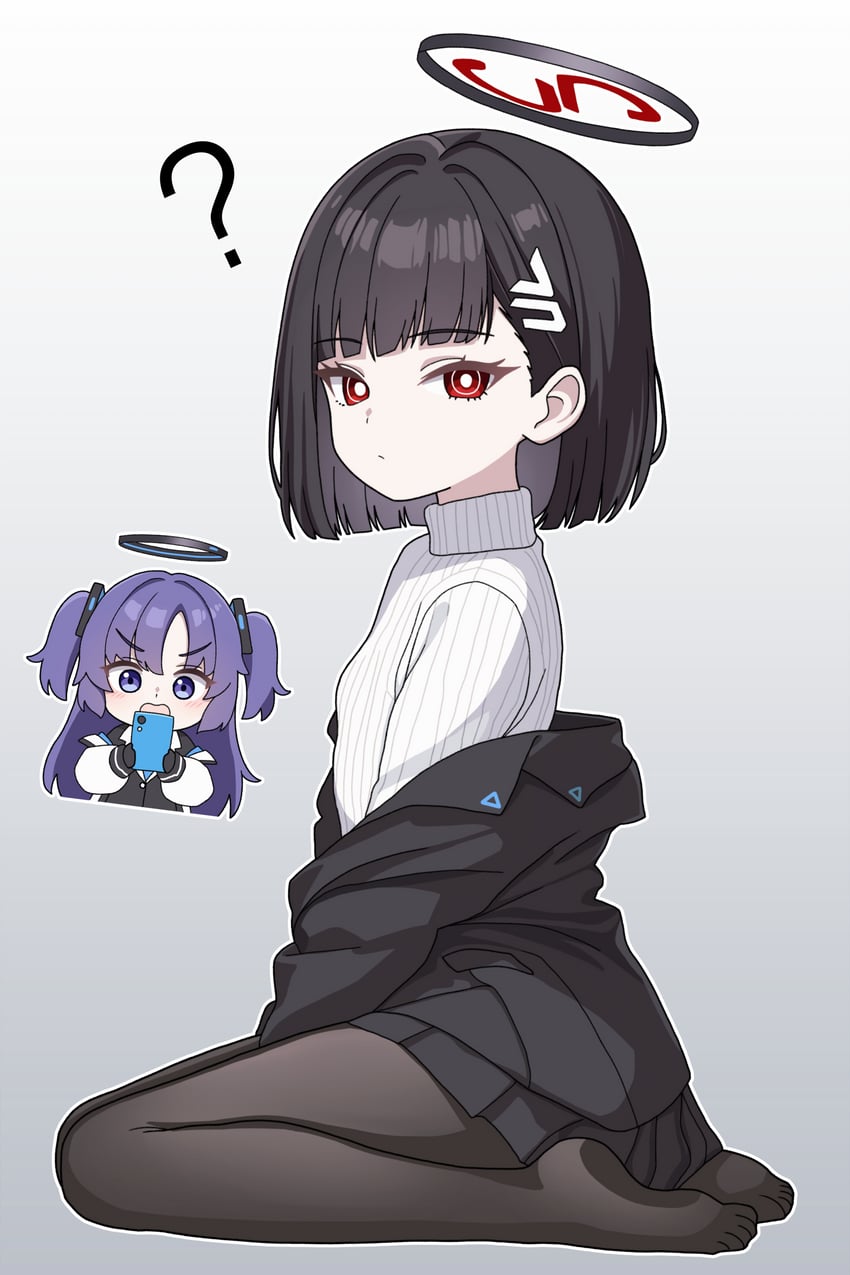 yuuka and rio (blue archive) drawn by vector_(dmlddmld00)