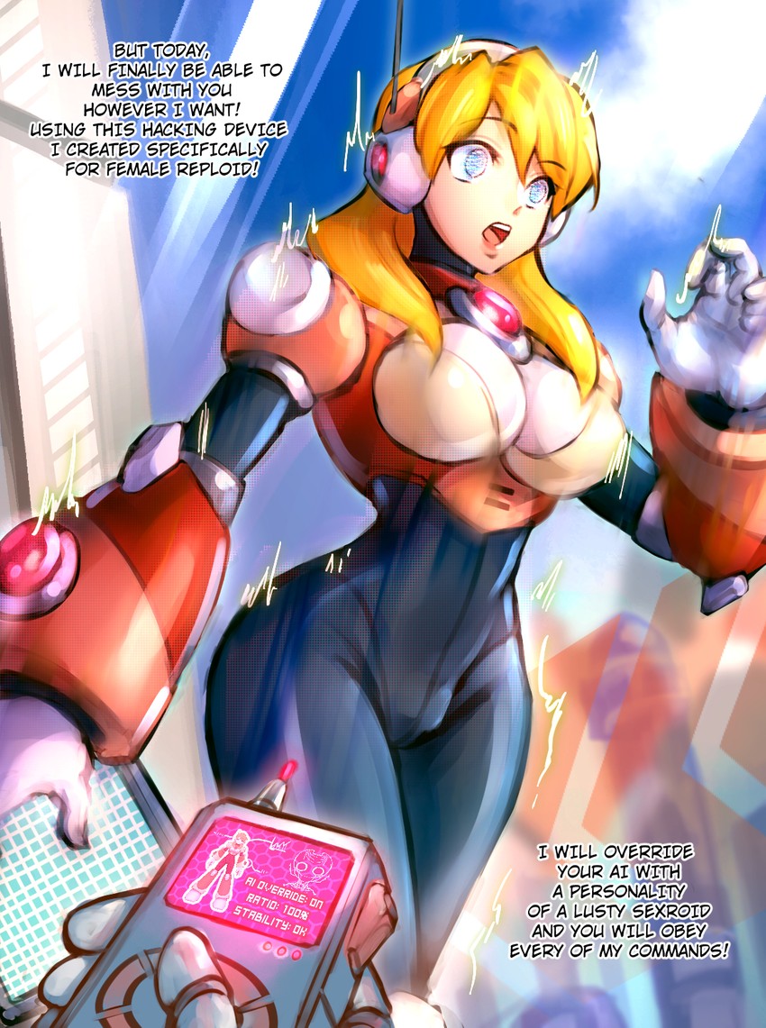 alia (mega man and 1 more) drawn by minster_(dooke)