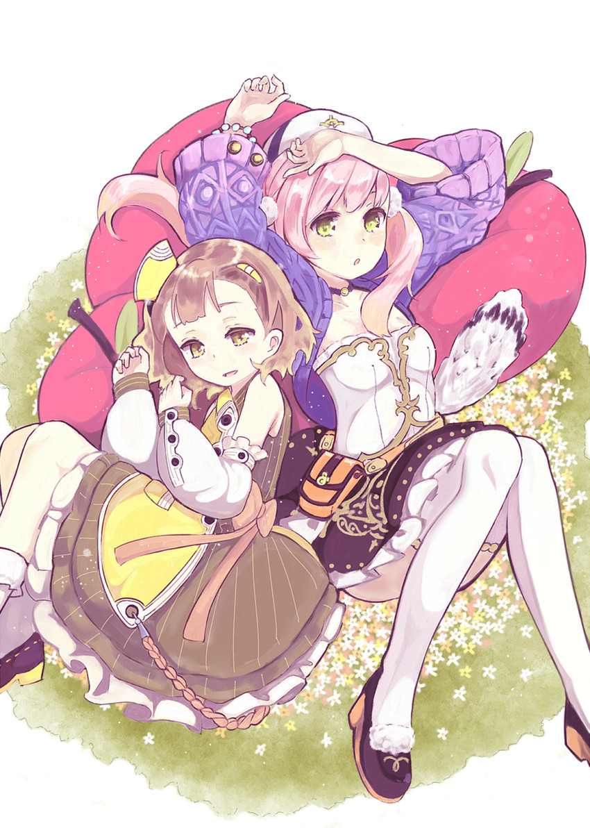 escha malier and lucille ernella (atelier and 1 more) drawn by amacha