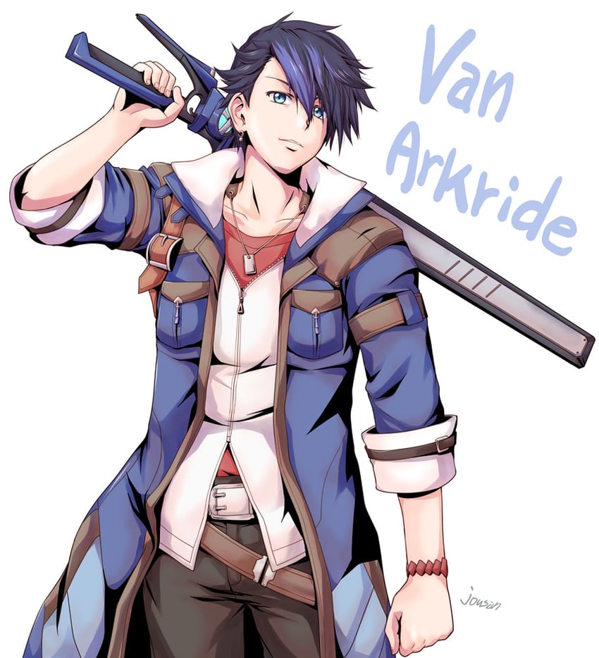 van arkride (eiyuu densetsu and 2 more) drawn by xiacheng_tatsuya