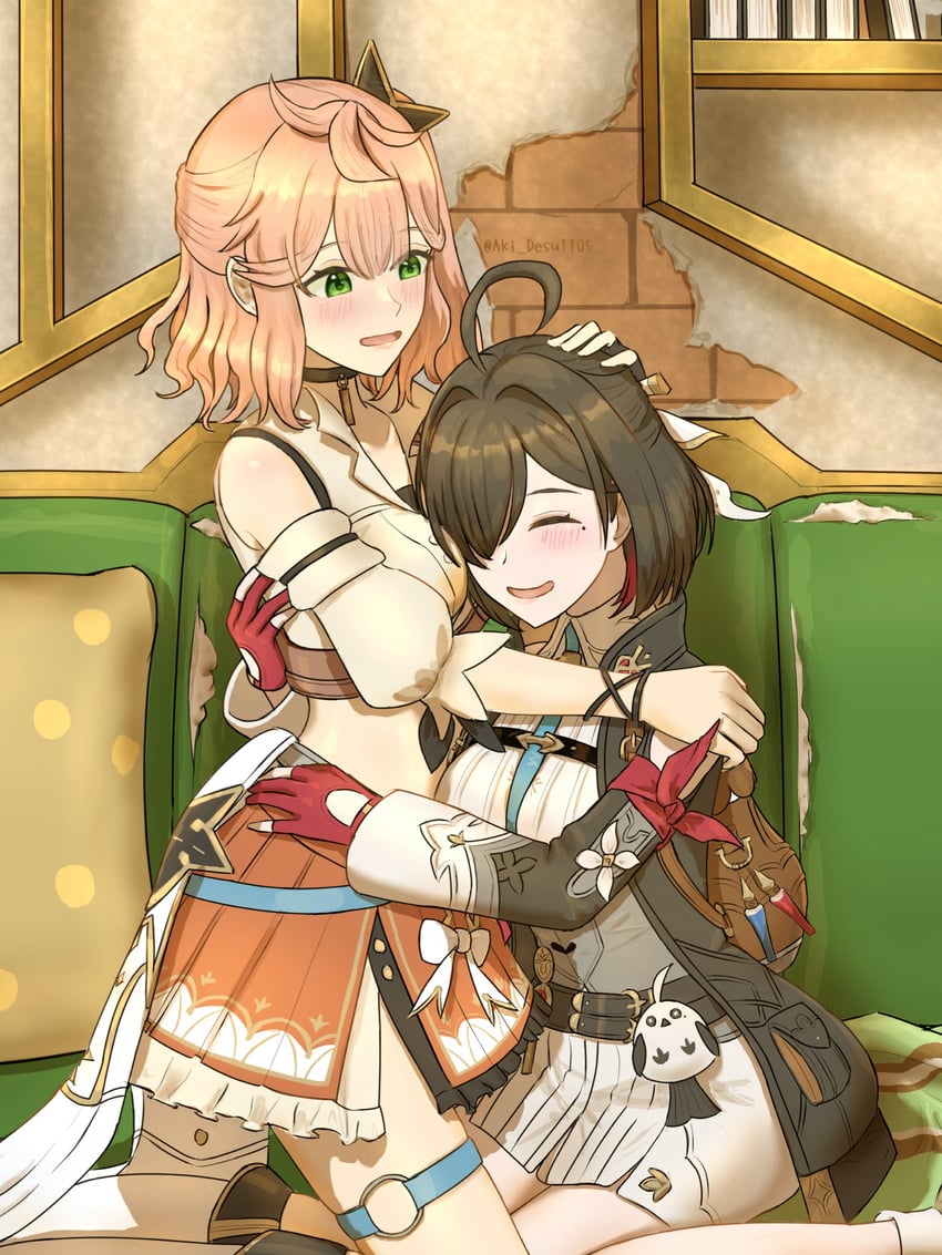 yumia liessfeldt and isla von duerer (atelier and 1 more) drawn by aki_desu1105