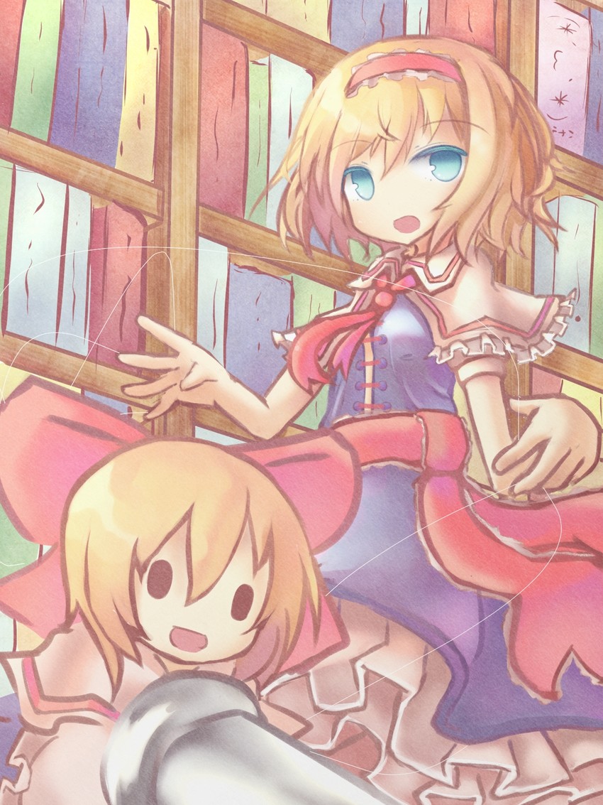 alice margatroid and shanghai doll (touhou) drawn by chii_(tsumami_tsumamare)