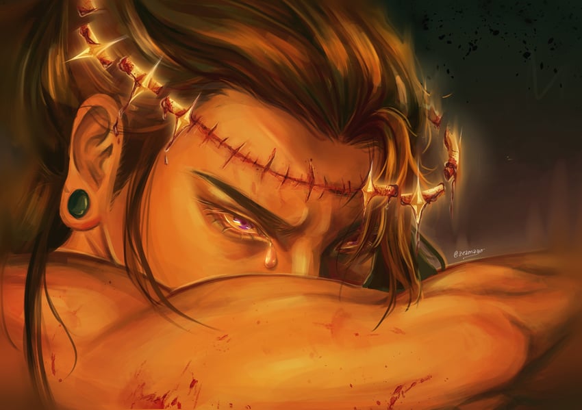 getou suguru (jujutsu kaisen and 1 more) drawn by zeamayos