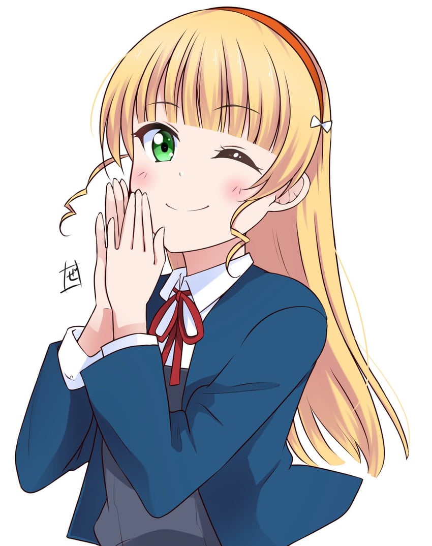 heanna sumire (love live! and 1 more) drawn by zero-theme