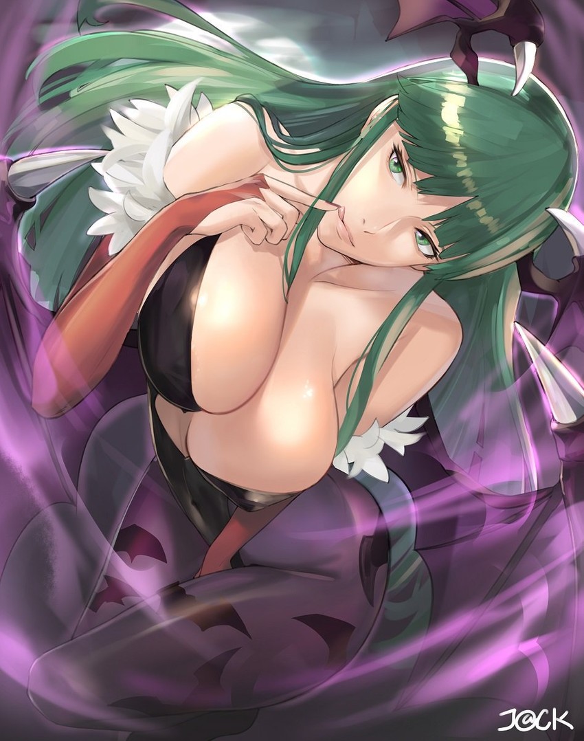 morrigan aensland (darkstalkers) drawn by j@ck