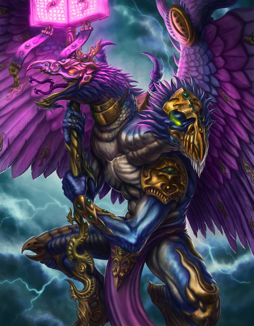 kairos fateweaver and lord of change (warhammer 40k and 4 more) drawn by bmurphy