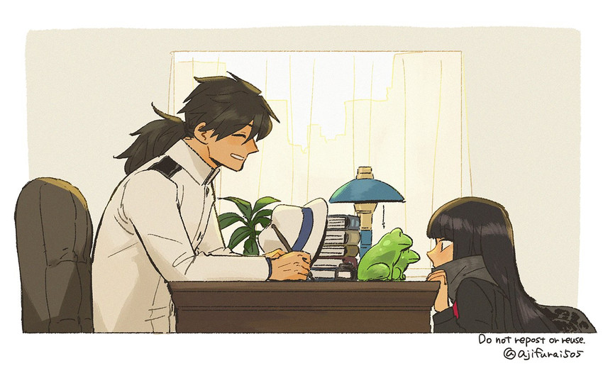oryou and sakamoto ryouma (fate and 2 more) drawn by asaya_minoru