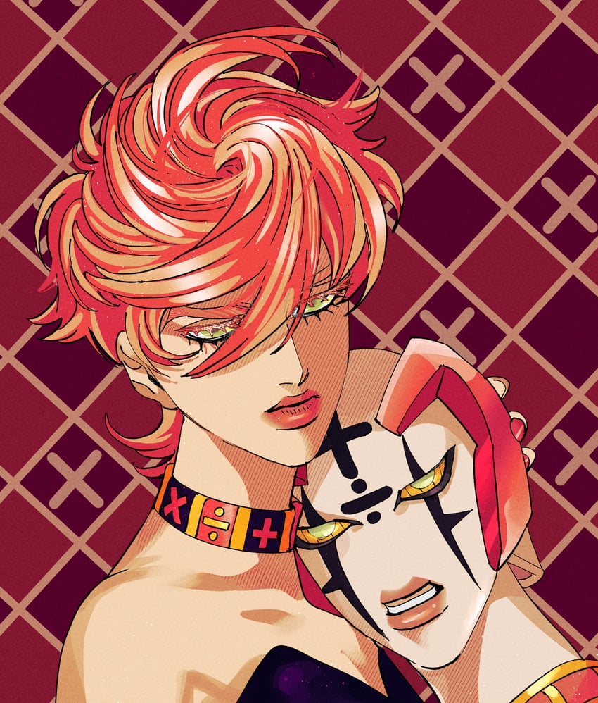 trish una and spice girl (jojo no kimyou na bouken and 1 more) drawn by danggo99