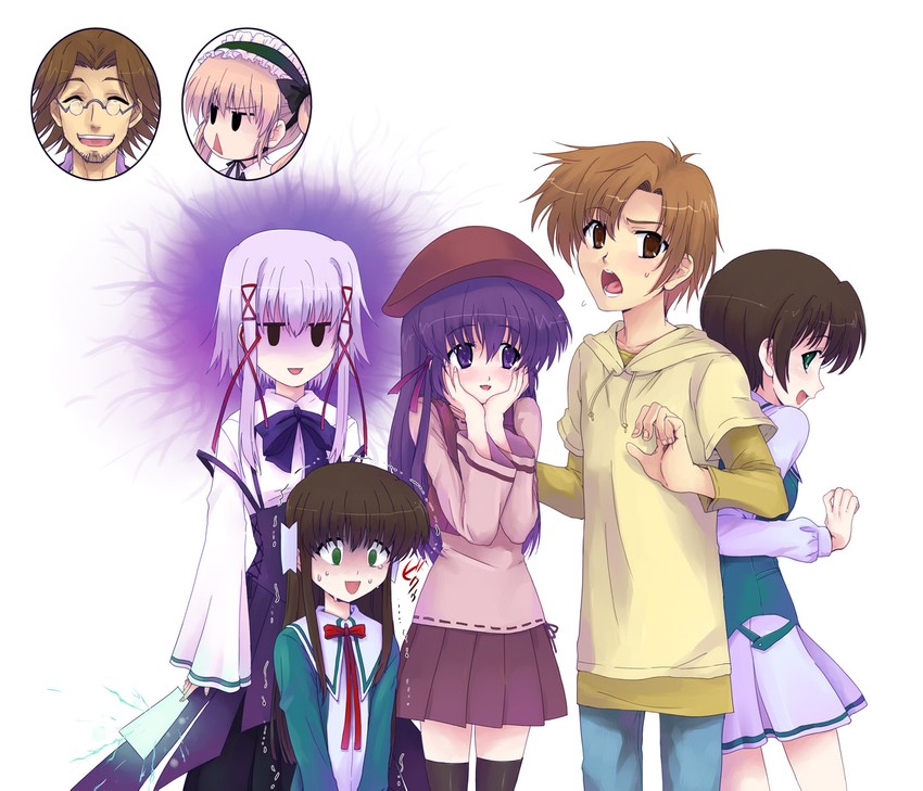 shihou matsuri, morimiya aono, ishizuki mana, ishizuki koyori, kamikawa mayuko, and 2 more (sola) drawn by scotch_(blaze)