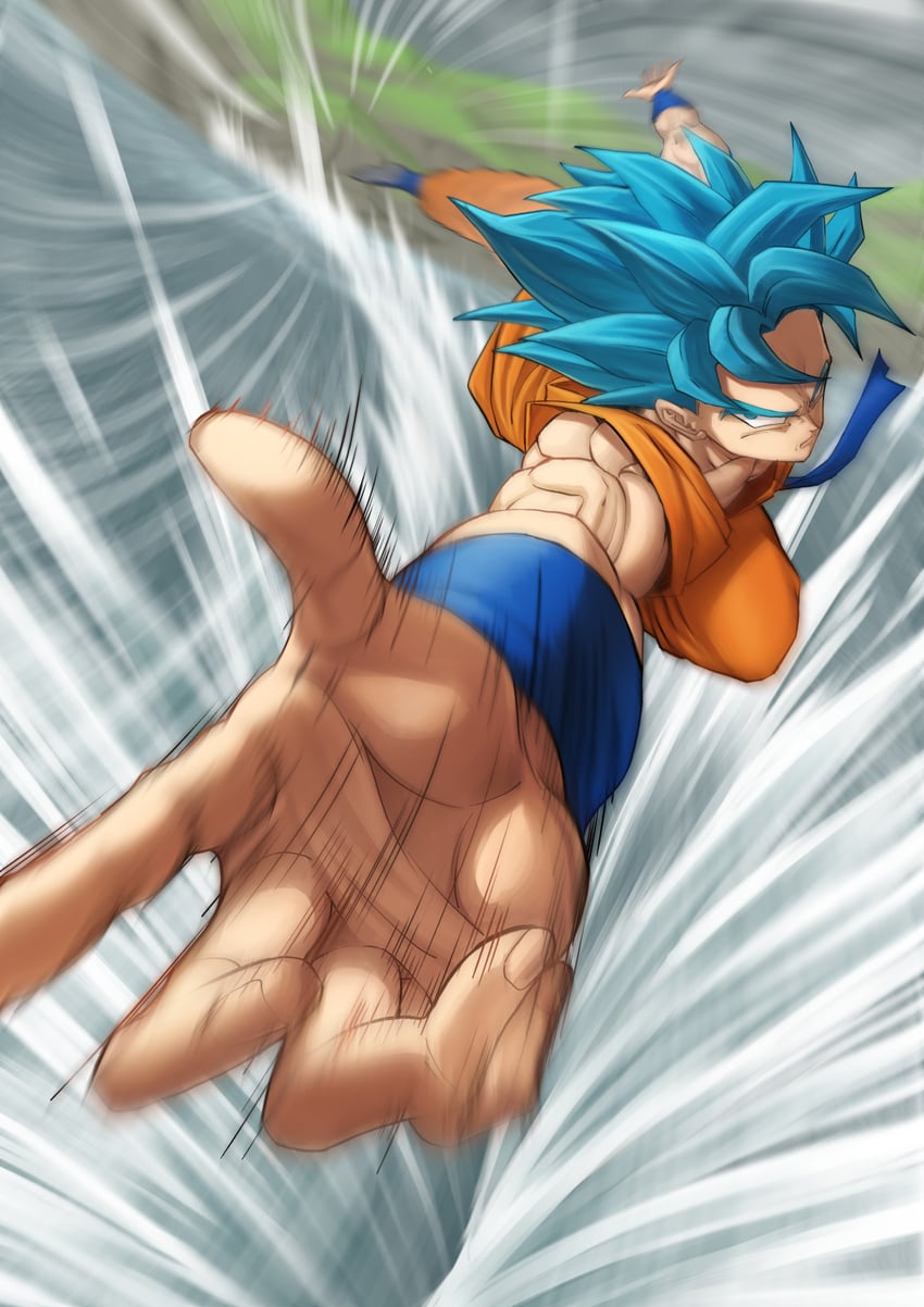 son goku (dragon ball and 1 more) drawn by heydove