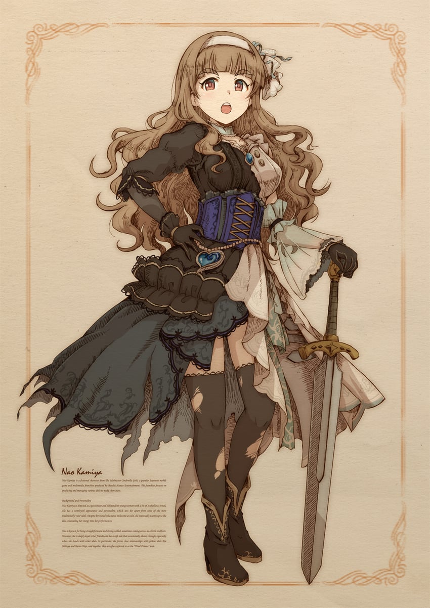 kamiya nao (idolmaster and 2 more) drawn by satomura_kyou