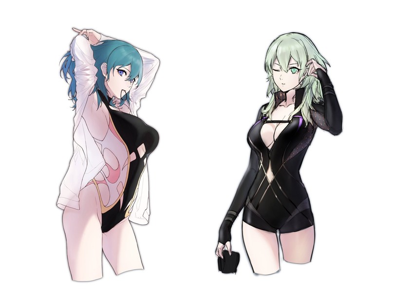 female byleth (fire emblem and 1 more) drawn by clovisxvii