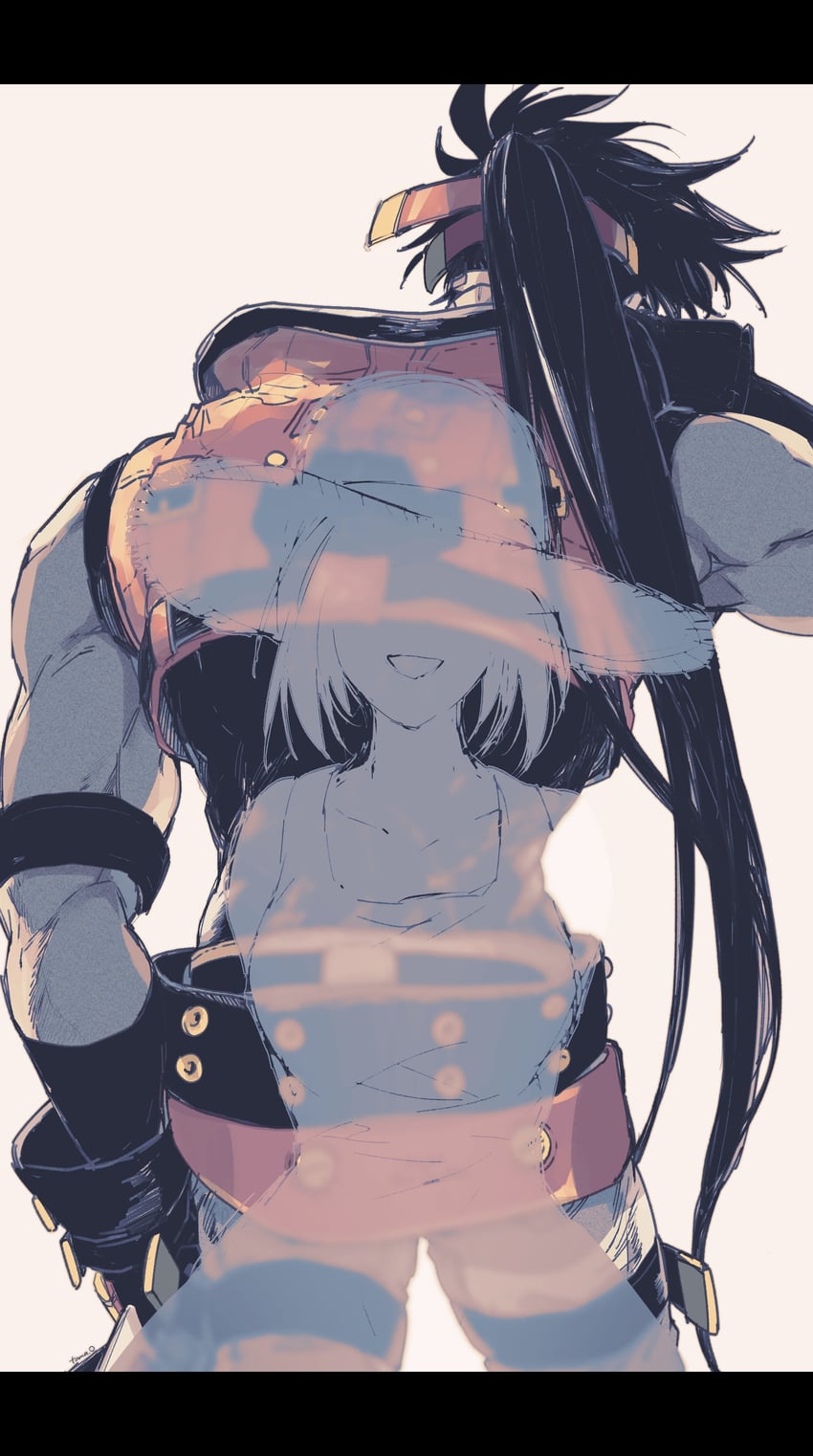 sol badguy and aria (guilty gear and 2 more) drawn by 1_ssmk