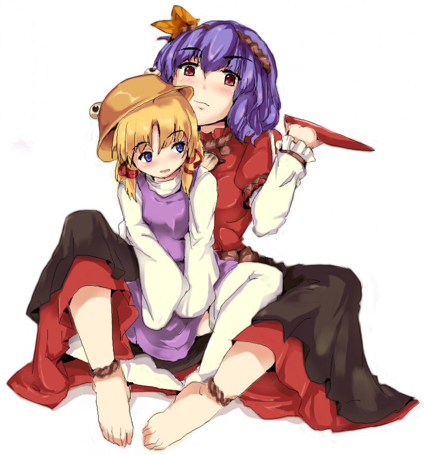 moriya suwako and yasaka kanako (touhou) drawn by magukappu