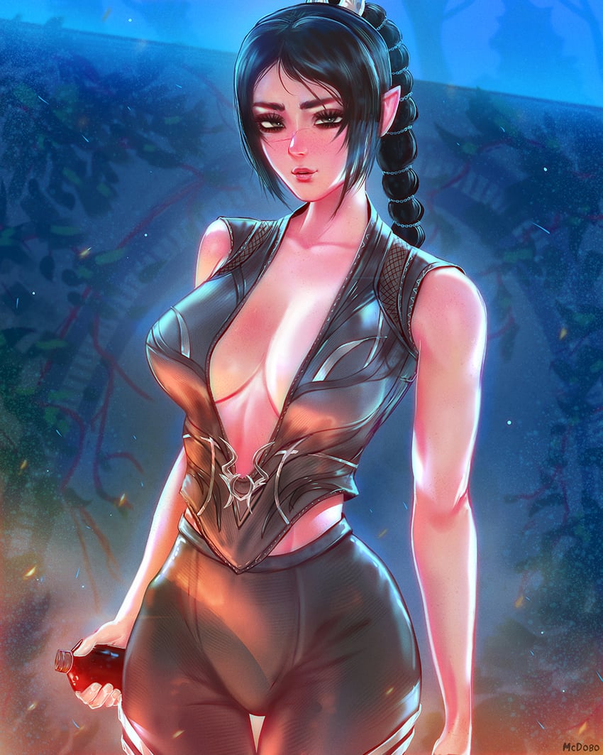 shadowheart (dungeons & dragons and 2 more) drawn by mcdobo