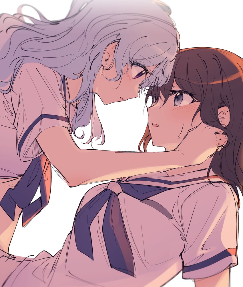 okusawa misaki and matsubara kanon (bang dream!) drawn by opi