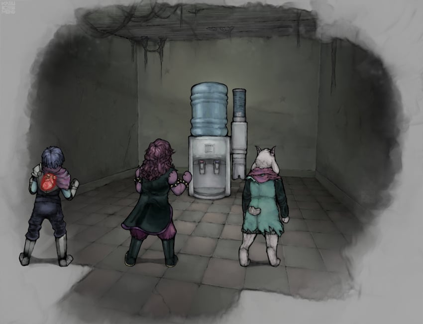 kris, ralsei, and susie (deltarune and 2 more) drawn by kasugmond