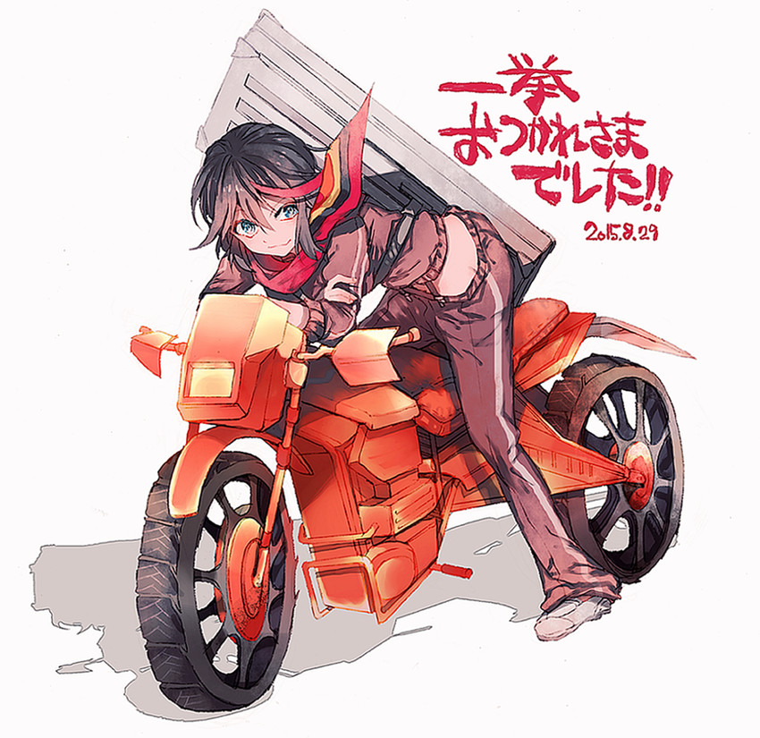 matoi ryuuko and senketsu (kill la kill) drawn by hatutaro