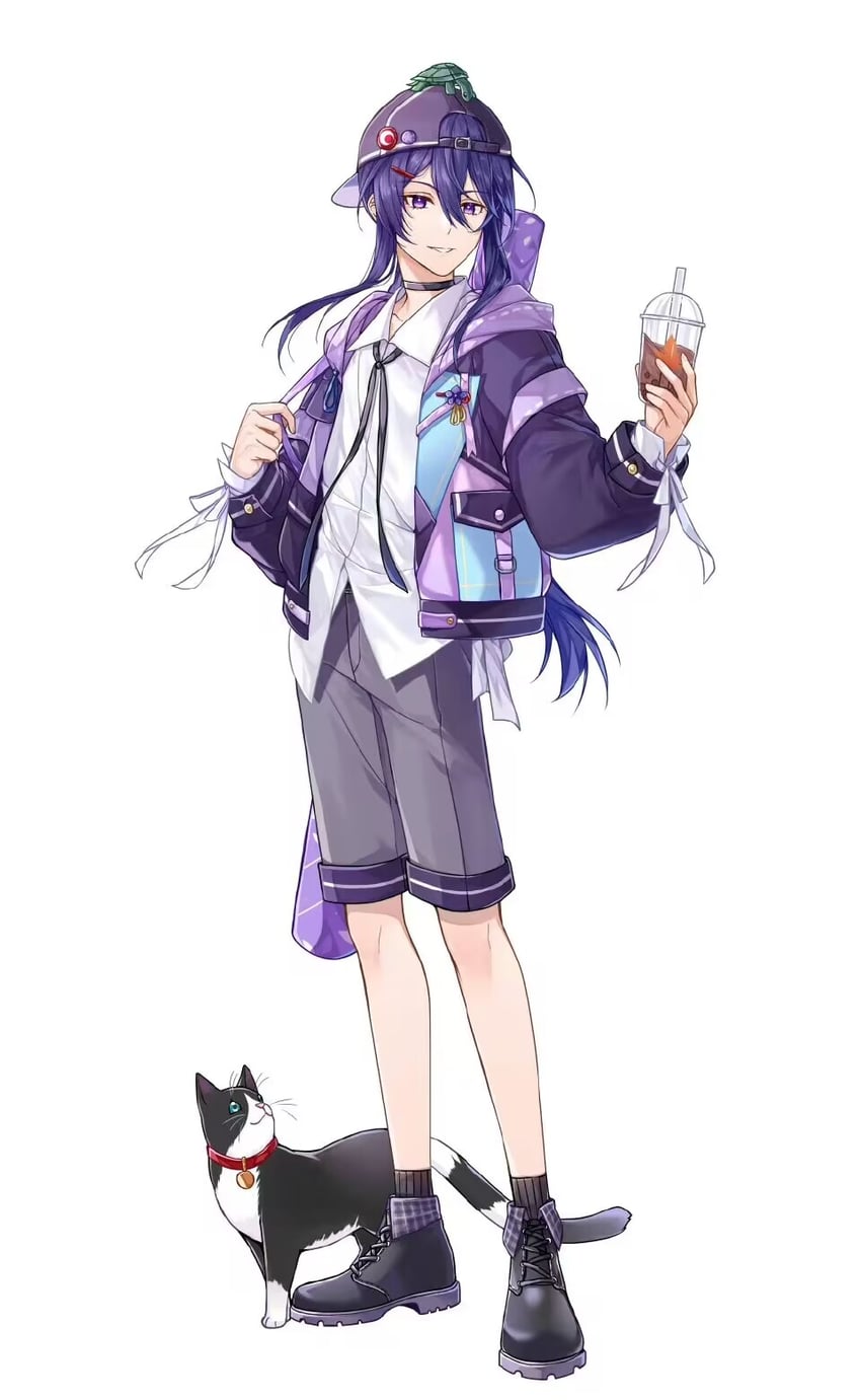 kanzaki souma and kamegorou (ensemble stars!) drawn by nancy980216