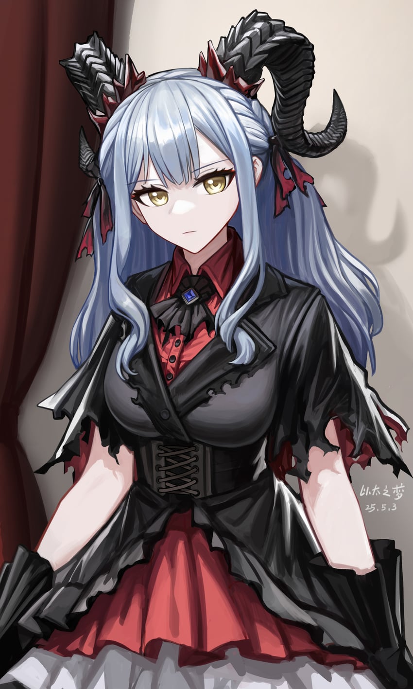 togawa sakiko (arknights and 2 more) drawn by yitai_zhi_meng