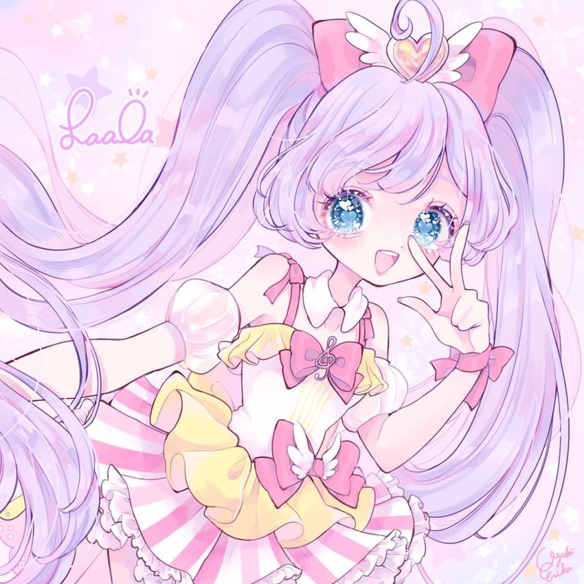 manaka laala (pretty series and 1 more) drawn by uzuki_aki