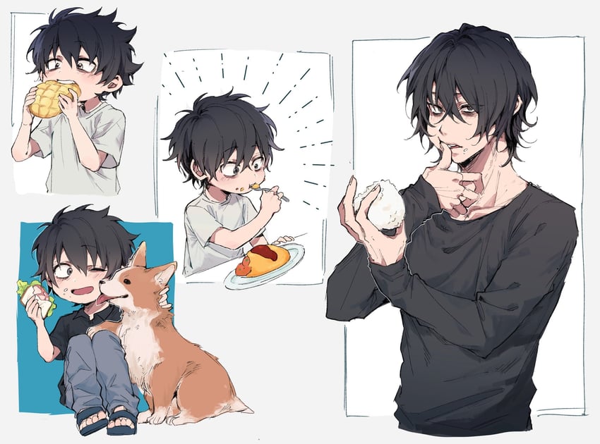 shigaraki tomura and mon (boku no hero academia) drawn by ichiya1115