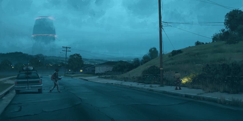the electric state drawn by simon_stalenhag