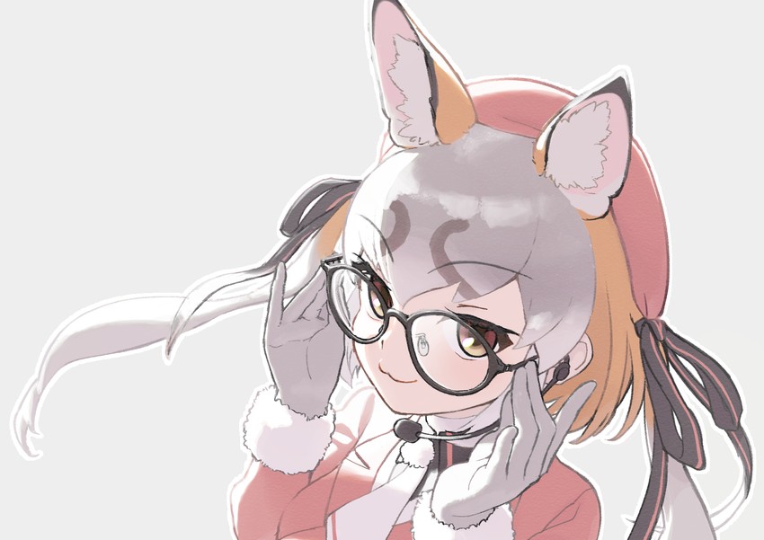 island fox (kemono friends and 1 more) drawn by uubira_nu_issha