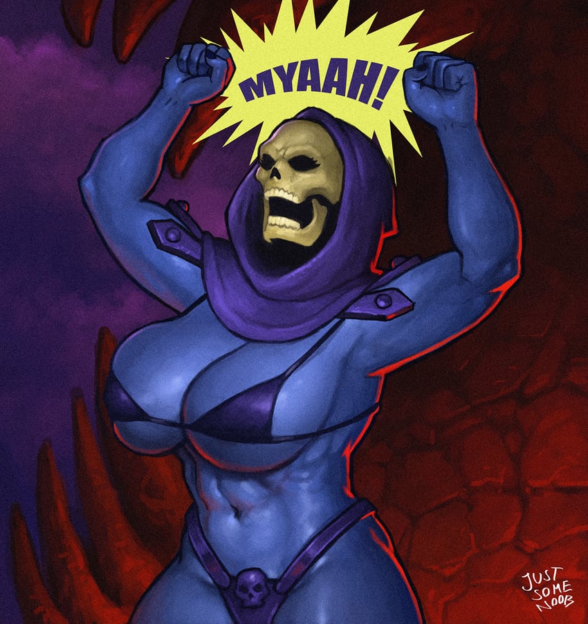 skeletor (masters of the universe) drawn by justsomenoob