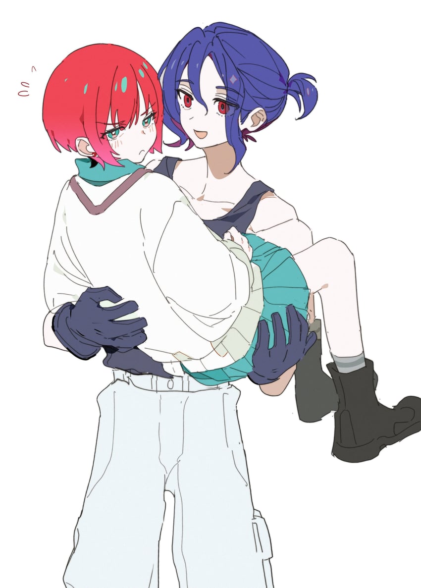 amate yuzuriha and shuji ito (gundam and 1 more) drawn by shirosaki20
