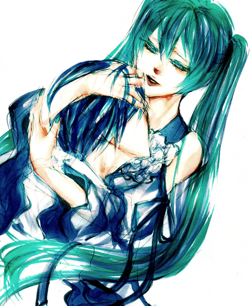 hatsune miku, kaito, margarita blankenheim, and kaspar blankenheim (vocaloid and 2 more) drawn by nagori_(uusdvedp)
