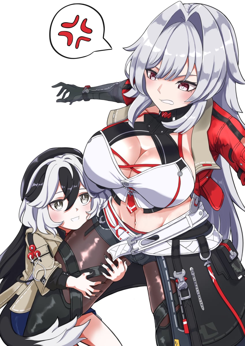 coralie 6626 planck and erdos helia (honkai and 1 more) drawn by @labi1035