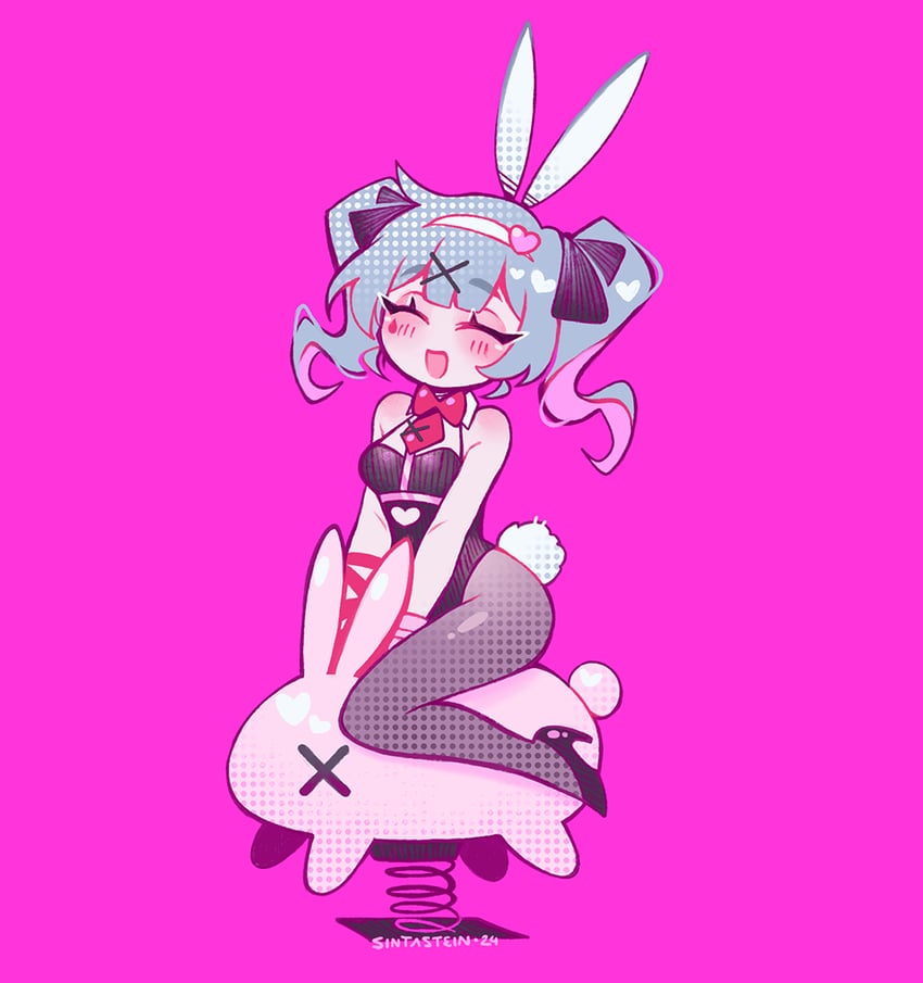 hatsune miku (vocaloid and 1 more) drawn by sintastein