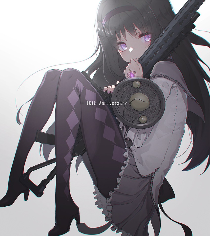 akemi homura (mahou shoujo madoka magica) drawn by oota_youjo