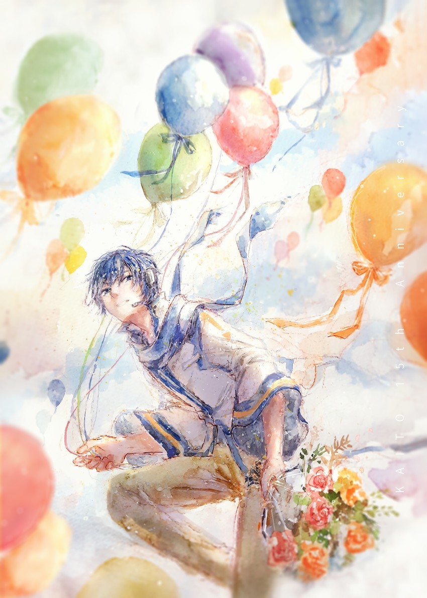 kaito (vocaloid) drawn by azusa415