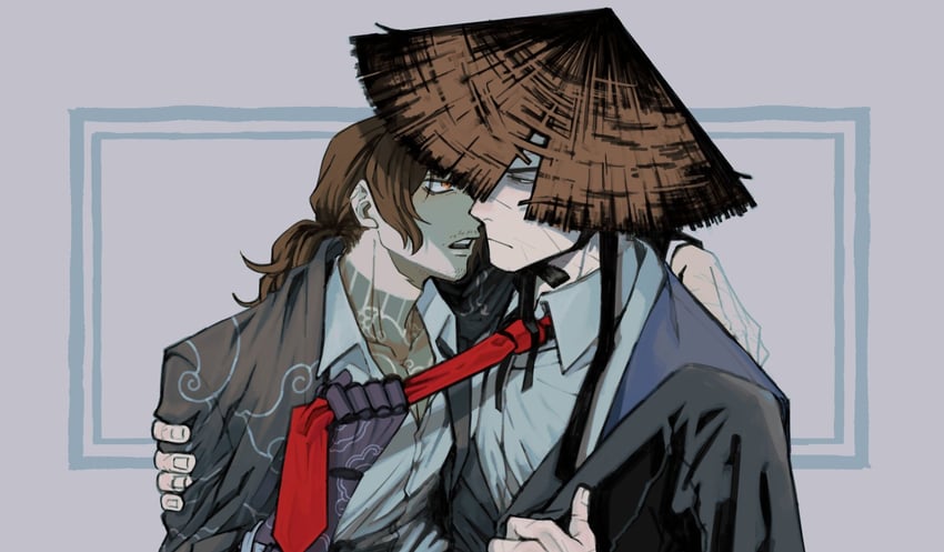 gregor and meursault (project moon and 1 more) drawn by wwowk1jn_wo
