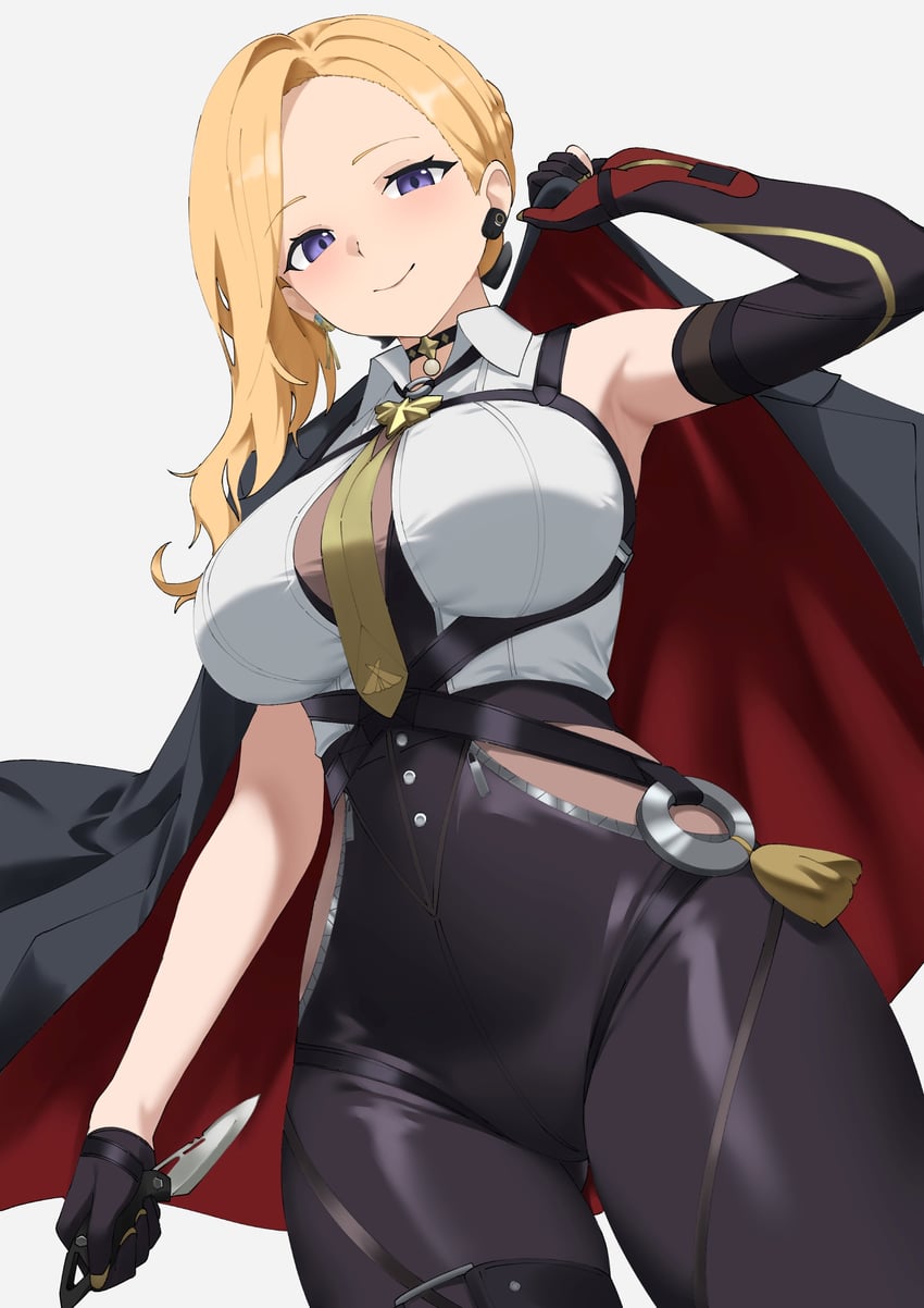 evelyn chevalier and hood (azur lane and 1 more) drawn by parallelrey