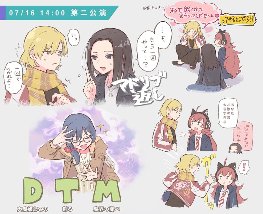 tamade chiyu, wakana rei, asahi rokka, and sato masuki (bang dream!) drawn by shiontaso