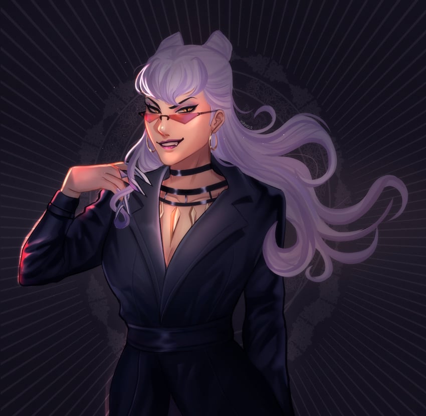 evelynn, k/da all out evelynn, and the baddest evelynn (league of legends) drawn by khessamaya