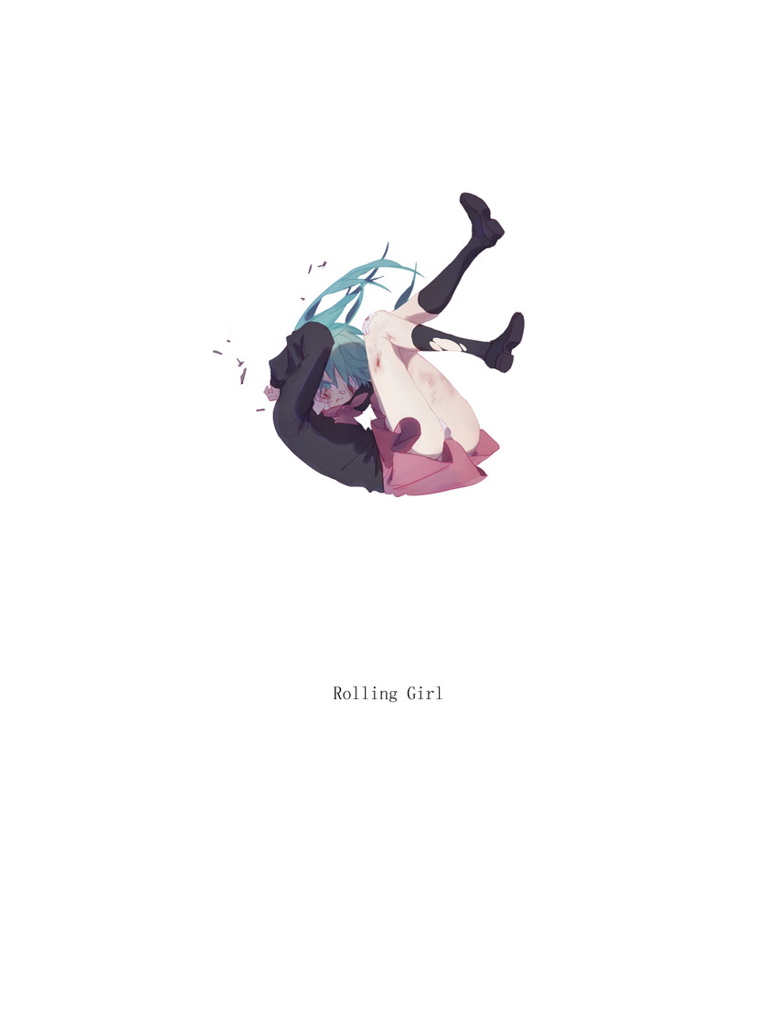 hatsune miku (vocaloid and 1 more) drawn by spencer_sais