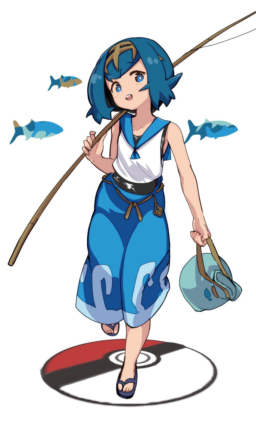 lana (pokemon and 1 more) drawn by doroame_(ameyu)