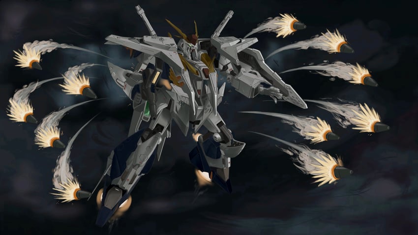 xi gundam (gundam and 1 more) drawn by user_rudd5525